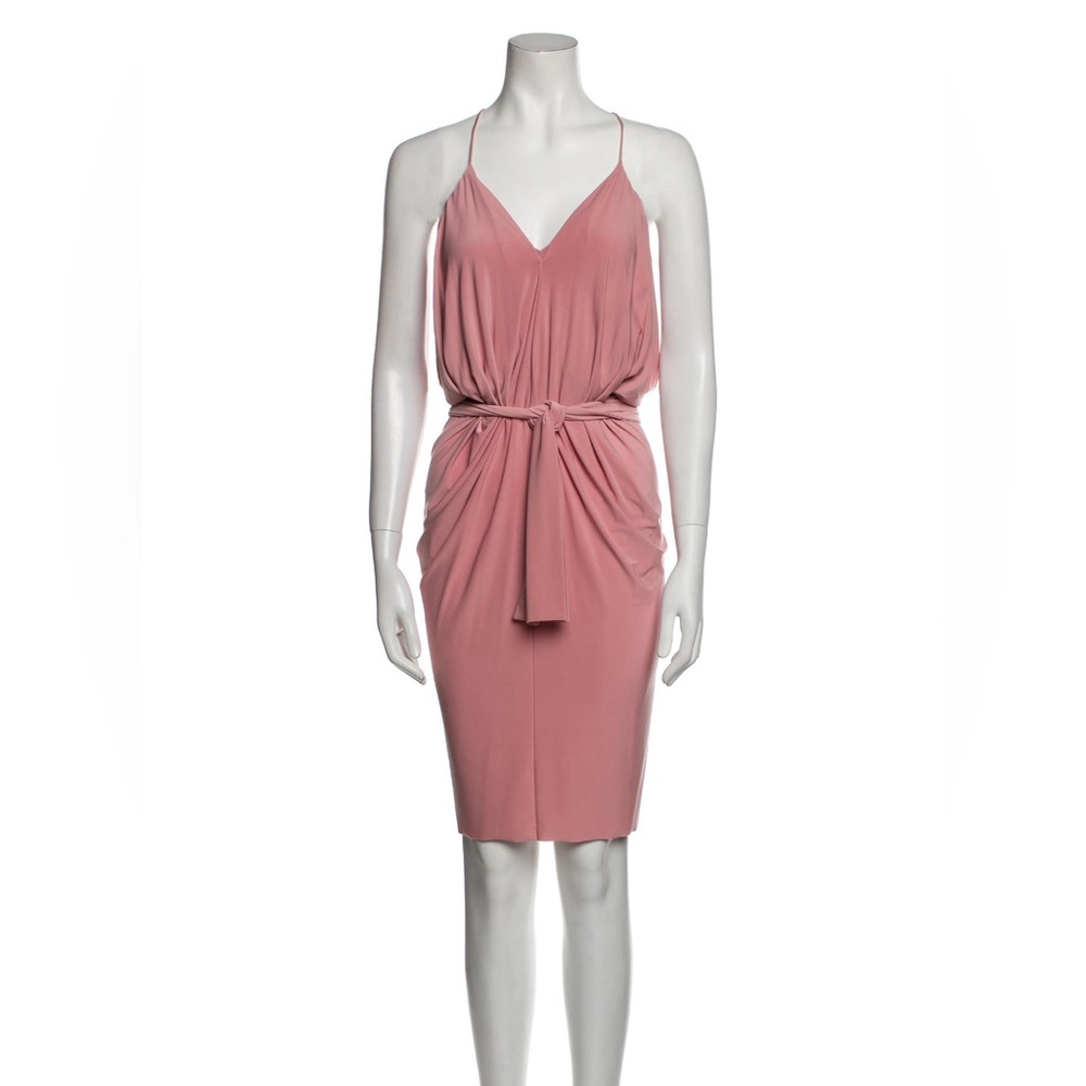 MISA Los Angeles blush midi dress Size XS
